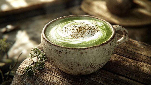 Matcha Coconut Latte