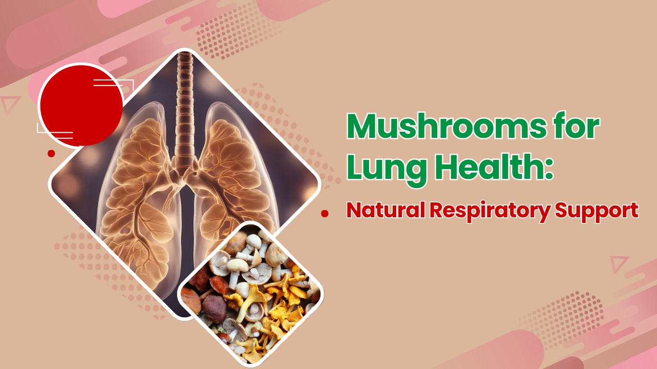 Mushrooms for lung health