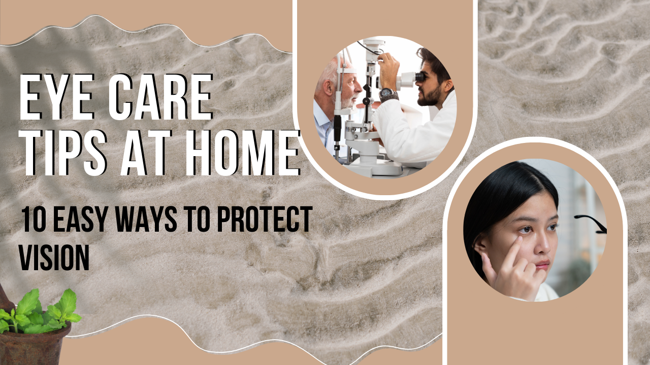 Eye Care Tips at Home